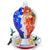 Hand Blown Glass Hummingbird Feeder Autioyea Tricolor 28 oz.