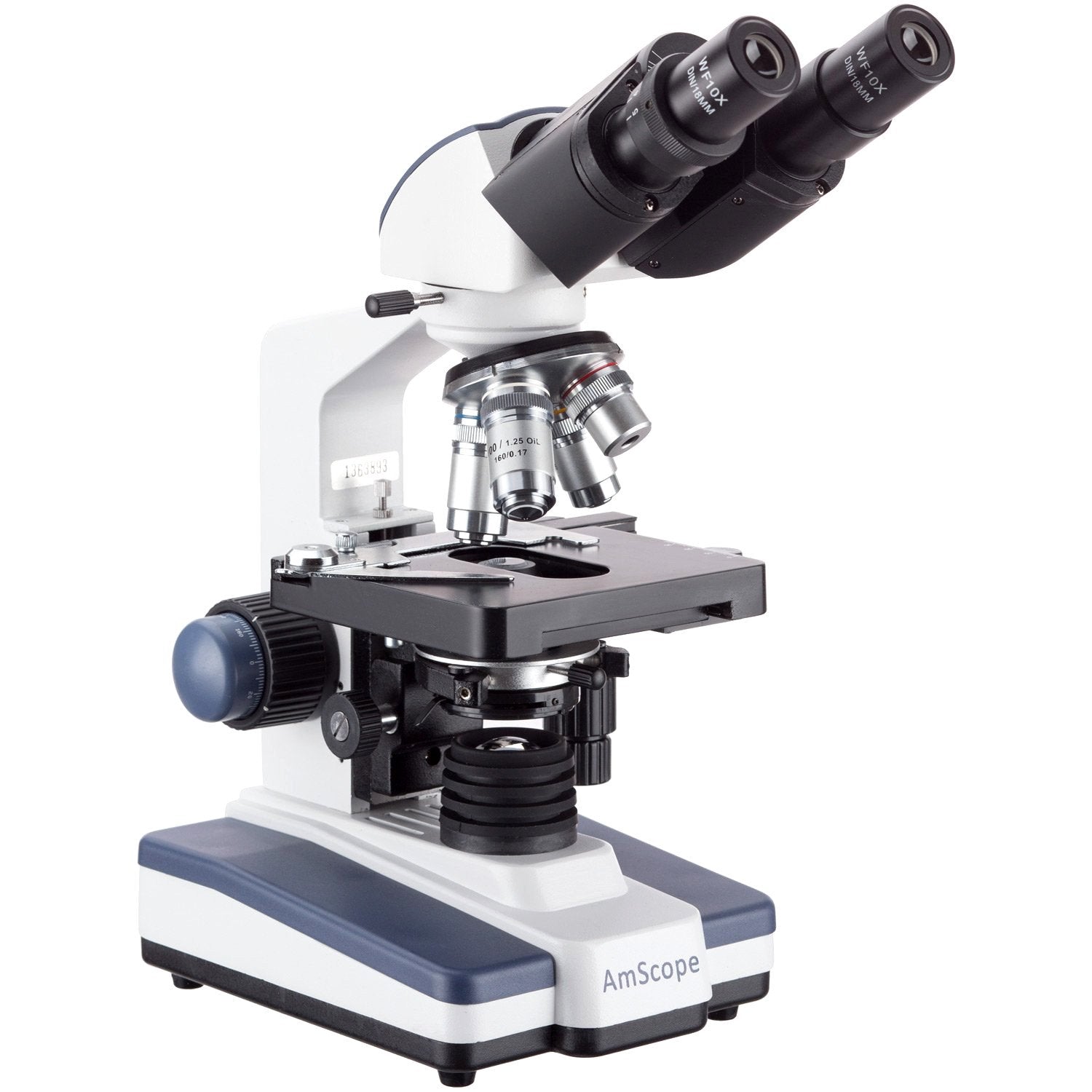 Amscope / 40X-2500X Binocular Compound Microscope 1.3MP Camera