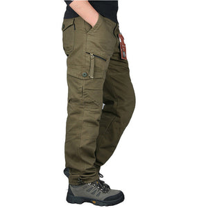 Men's Cargo Outwear Pants 8 Pockets (2 Zipper Pockets)