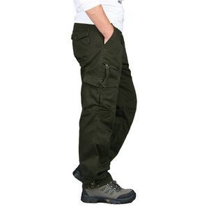 Men's Cargo Outwear Pants 8 Pockets (2 Zipper Pockets)