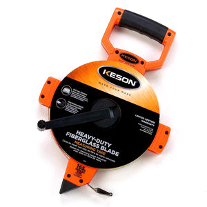 Keson English/Metric Open Reel Fiberglass Tapes - 165' / 50 m