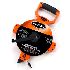 Keson Metric Open Reel Fiberglass Tapes - 50 m