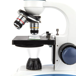 Amscope Monocular Microscope 360 Rotating Head + USB Camera / 40X-1000X