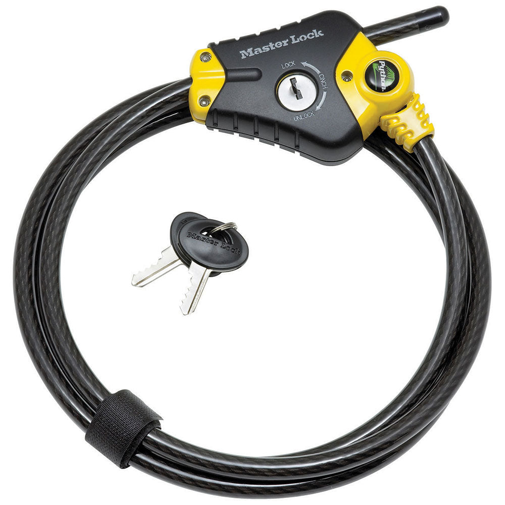 Cable de bloqueo ajustable Python de Master Lock