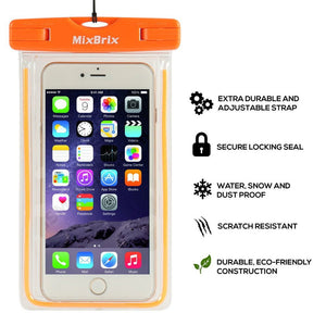 Mixbrix Universal Waterproof Cases for Smartphones