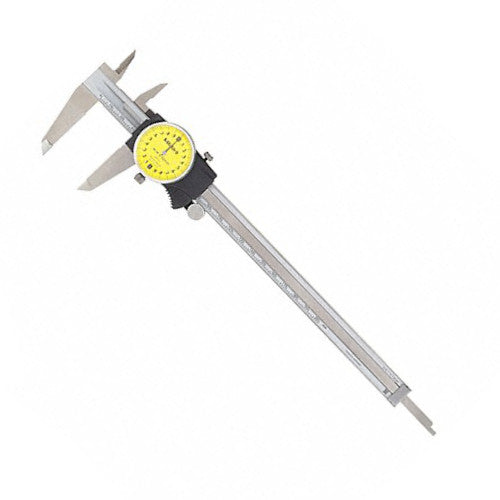 Calibrador de cuadrante Mituyoto, rango de 0 a 200 mm, rango por revolución de 2 mm, graduación de cuadrante de 0,02 mm