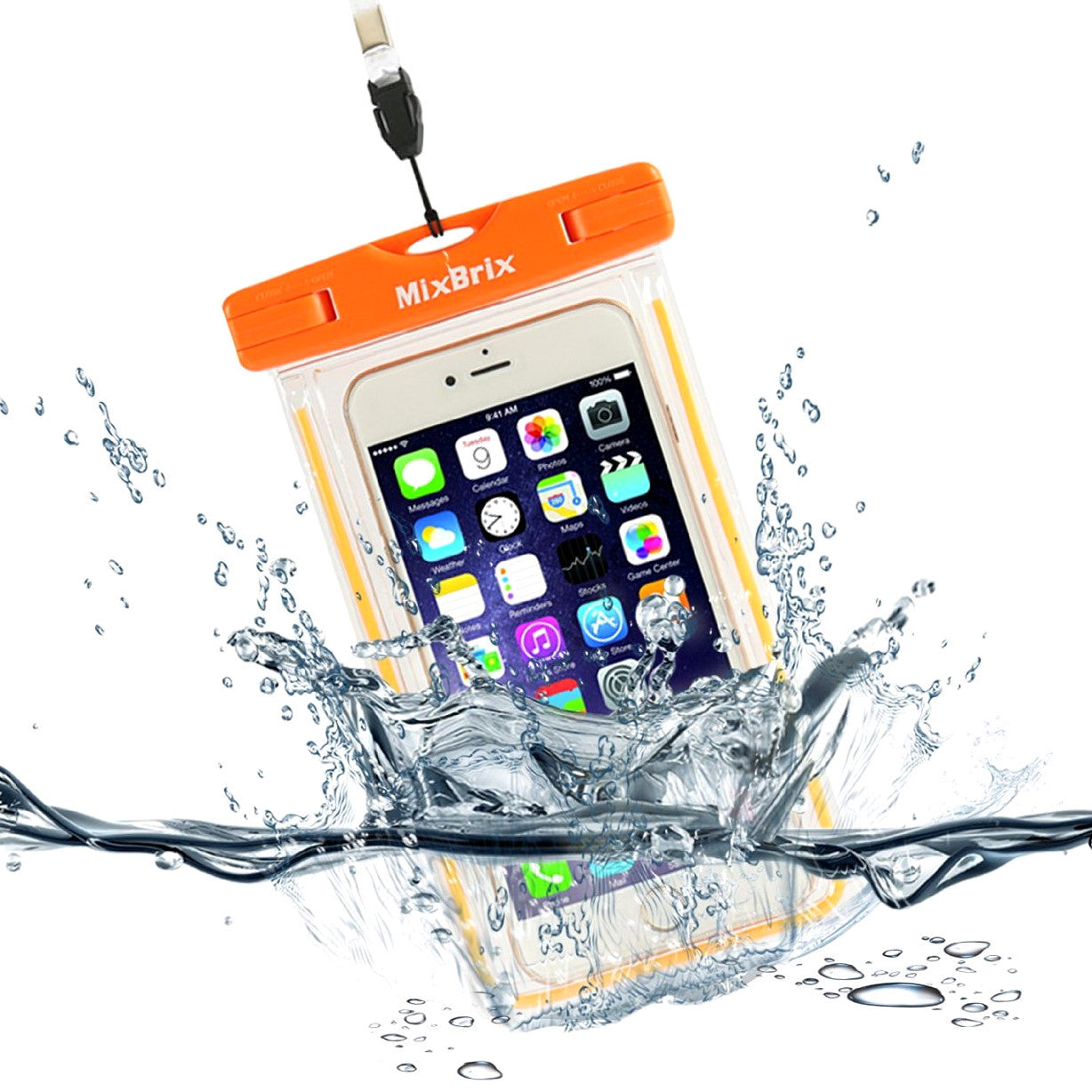 Mixbrix Fundas Universales Impermeables para Smartphones