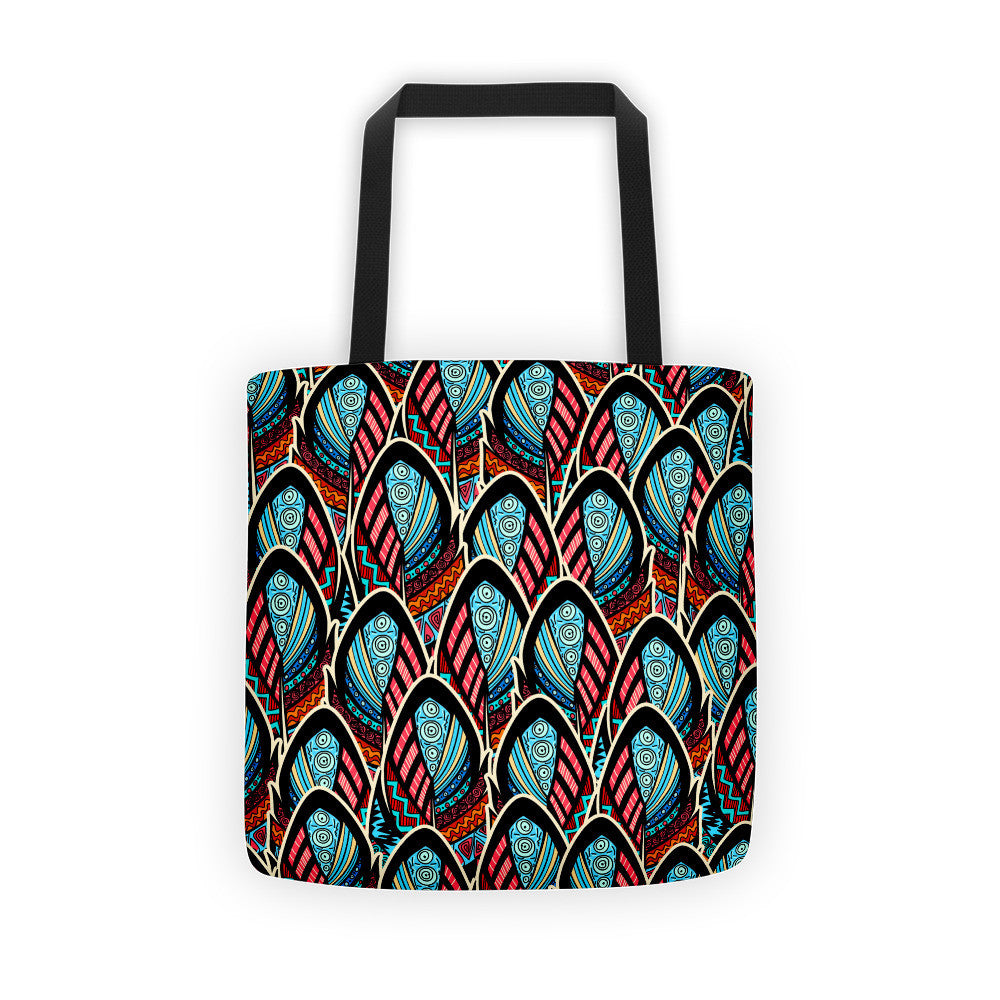 Tote bag - Plumas Abstractas