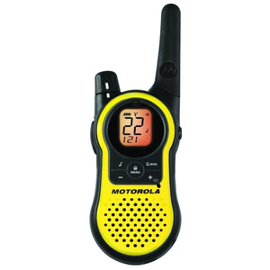 Motorola Talkabout MH230R 23 Miles Rechargeable Two-Way Radio x 2 u.