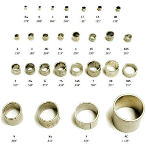Aluminum Butt-End Bird Bands w/ Filling