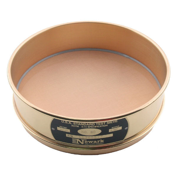 Tamices de prueba estándar de latón Newark