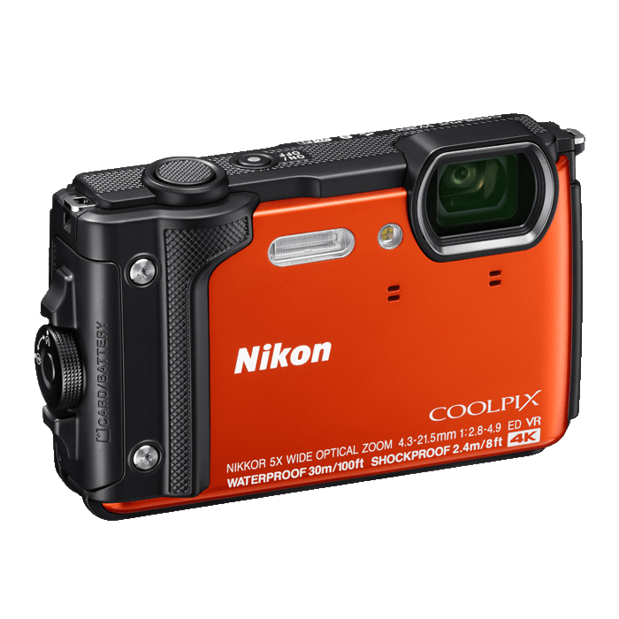 Nikon CoolPix W300 16MP Waterproof Compact Digital Cameras, 5X Optical Zoom with Image Stabilization