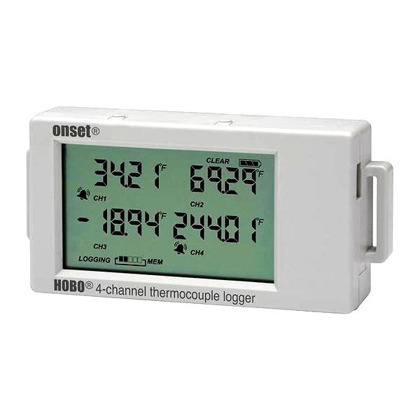Onset Data Logger for HOBO UX120 Four Channel Thermocouples