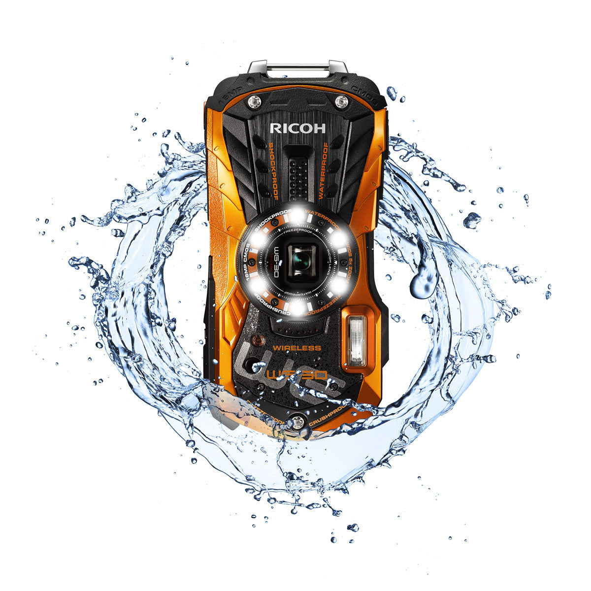 Ricoh (Pentax) WG-30w Waterproof Compact Digital Camera 16 MP 
