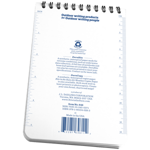 Rite in the Rain - Cuaderno de espiral lateral resistente al agua con espiral superior