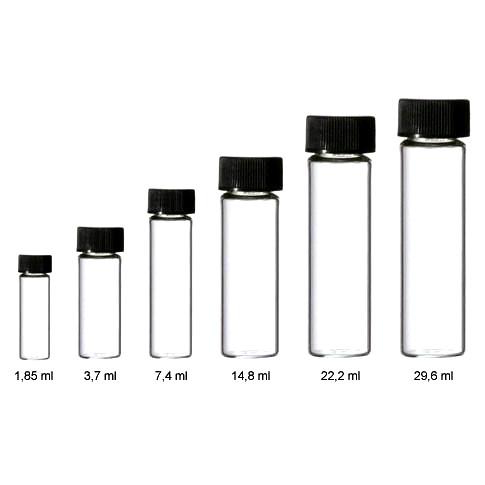 Screw Cap Vials x 12 u.