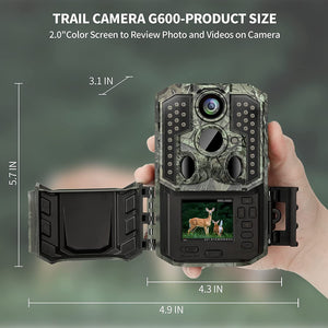 Wosports Trail Camera G600 30 MP with LCD Screen